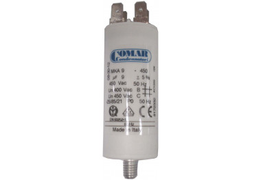 COND. PERMANENT MKA 9MF 450V SORTIE FASTON