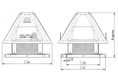 ROOF FAN - CTH3 315 T4 0.25KW