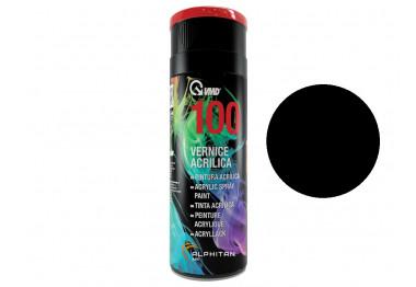 PEINT. AEROSOL NOIR MAT RAL 9005 (PAR 6)