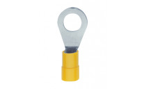 Cosse jaune ronde pré-isolée PVC