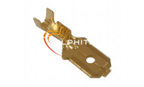 CLIP MALE NU - 1MM² - LARGEUR 2,8MM