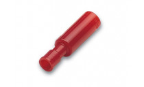 CLIP ROND FEMELLE ROUGE - DIAM.4MM