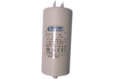 COND. PERMANENT MKA 40MF 450V SORTIE FASTON