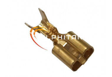 CLIP FEMELLE NU 2,5MM² - LARGEUR 6,3MM