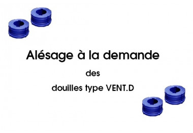 ALESAGE DOUILLE PLASTIQUE