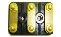 PLAQUE A BORNES TROUS CYLINDRIQUES 114X70