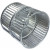 Turbine double aspiration aluminium